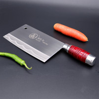 Китайский кованый нож для резки мясника, кухонный инструмент ручной работы, широкий нож для мясника, бритва, острый нож для мяса, рыбы, нескользящая ручка