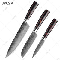 Нож шеф-повара из высокоуглеродистой стали, кухонный японский резец для мяса, Кливер, нарезка, измельчение, косточка, Классическая эргономичная ручка