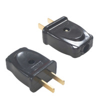 1 шт., штепсельная вилка, 2 контакта, 10 А, 250 В