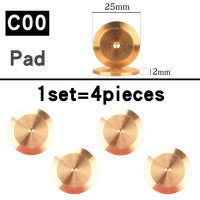 Динамики HIFIDIY LIVE, 4 шт., подставки для ног, колонки для динамиков, чистая медь, золото, ножки для ящика шипов, конусные напольные гвозди C01 ~ 04