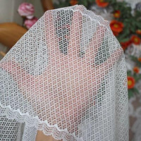1 метр/Лот, 18 см, вышитая сетка, белая эластичная кружевная отделка, ткань, ткань, одежда, лента, повязка на голову, свадьба, «сделай сам», бюстгальтер, кружевные аксессуары