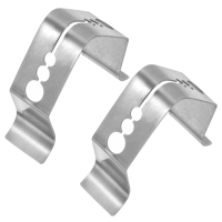 Зажим для крепления кухонных принадлежностей, щуп-держатель для выпечки кофе, зажимы из нержавеющей стали для пищевых продуктов, 2 шт.