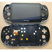 Бесплатная доставка, черный оригинальный OLED-экран для PS Vita Fat PSV 1000, ЖК-дисплей с рамкой