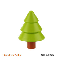 Большие блоки, серия лесных растений, цветок, трава, дерево, уличное украшение, аксессуары для просмотра на улице, совместимые сцены, игрушки, детские кирпичи