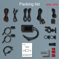 Blueskysea DV777 Dual 1080P Full HD мотоциклетный видеорегистратор 3 дюйма Водонепроницаемая камера IP67 WiFi GPS мотоциклетный видеорегистратор черный ящик