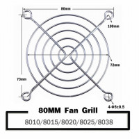 2 шт., Металлические накладки на вентиляторы для компьютера, 30/40/50/60/70/80/90/120/135/140/170/200 мм