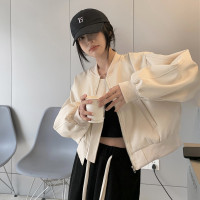 短款夾克外套女秋季2023新款氣質甜酷設計感小眾棒球服上衣ins潮