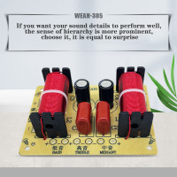 WEAH-305 3-полосный разделитель частоты динамика, 150 Вт, модуль кроссовера Hi-Fi для самостоятельной сборки, акустическая система ВЧ, средний бас