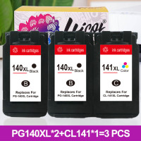 Реконструированные чернильные картриджи Hicor 140 141 для зеркальной фотовспышки Canon Pixma MG2580 2400 2500 4110 IP2880