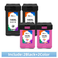 Inkarena 140XL 141XL сменный чернильный картридж для HP 140 141 для HP140 для HP141 для Photosmart C4583 C4283 C5283 Deskjet D4263