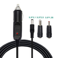 Зарядный кабель 12 В 24 В постоянного тока, прикуриватель для DC5521 5525 351,35 для автомобильного холодильника, динамика, ноутбука, воздушного насоса, электростанции.