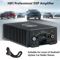 Hi-Fi профессиональный DSP-усилитель, RY-125AB Audio Stereo 4*80W, высокая точность мощности для автомобиля или домашней видеосистемы