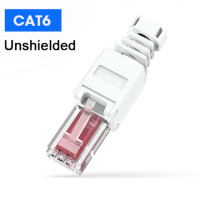 1 шт., разъем RJ45 для UTP CAT6A/CAT6/CAT5E, без обжима Интернета RJ 45 для 23awg-26awg