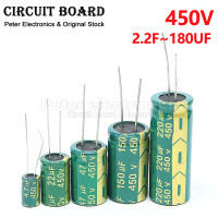 Алюминиевый электролитический конденсатор DIP, 1-50 шт., 450 в, 2,2 мкФ, 4,7 мкФ, 6,8 мкФ, 10 мкФ, 15 мкФ, 22 мкФ, 33 мкФ, 47 мкФ, 68 мкФ, 82 мкФ, 100 мкФ, 120 мкФ, 150 мкФ, icpart