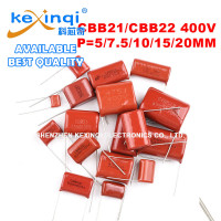 Полипропиленовый пленочный конденсатор 400 В CBB22/21, 10 шт., 103J 104J 105J 124J 125J 153J 154J 184J 185J 205J 223J 224J 225J 274J 305J 333J