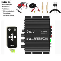 LEPY LP-838USB Bluetooth усилители мощности 2,1 3-канальный супер бас USB без потерь воспроизведения музыки с дистанционным управлением цифровой BT5.0 Amp