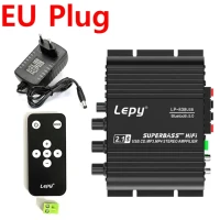 Усилитель сабвуфера LEPY 838, USB, Bluetooth 5,0, Hi-Fi, 2,1 каналов, 12 В, USB-накопитель для дома и автомобиля, музыка без потерь, подходит для вызовов 4-8 Ом