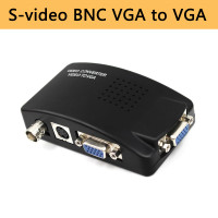 Цифровой преобразователь S-video BNC VGA для ПК ТВ камеры DVD DVR