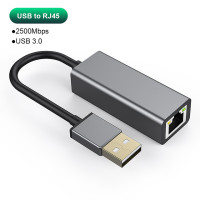 Проводная сетевая карта 2500 Мбит/с USB Ethernet адаптер USB 3,0 к RJ45 Тип C к RJ45 LAN адаптер кабель для MacBook ПК Windows