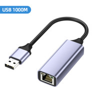 USB-интернет-адаптер 1000 Мбит/с для ПК RJ45 USB 3,0 Gigabit 100 Мбит/с/1000 Мбит/с USB-адаптер локальной сети Type-C Gigabit 2,5G для ноутбука/телевизора