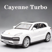 Новинка 2020, модель автомобиля Cayenne Turbo 1:32, модель автомобиля из сплава, украшение автомобиля, коллекционная Подарочная игрушка, модель литья под давлением