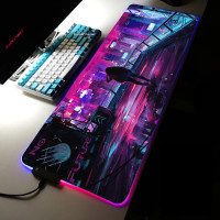 Неоновые цвета RGB большой игровой коврик для мыши коврик светодиодный Ной подсветкой большой размер Коврик для мыши игровая клавиатура Коврик для мыши геймерский коврик компьютерная мышь коврик