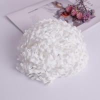 5-10 ярдов, эластичная кружевная лента, черная, белая кнопка, петли, «сделай сам», многоцветная кружевная отделка для одежды, швейная резинка