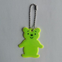 Новое поступление, светоотражающий Брелок с подвеской в виде медведя, светоотражающие брелки для ключей, праздничный подарок, аксессуары для безопасности дорожного движения, отражатель