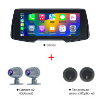 Gps-навигатор Spedal CL876, 6,86 дюйма, 1080P, две камеры