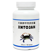 Хитозан (Chitosan),85 %, 250 мг, 100 кап