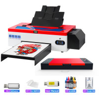 Принтер A3 dtf непосредственно для пленочного принтера A3T-Shirt L1800 Принтер для тканей, одежды с циркуляцией белых чернил