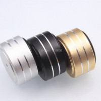 4 штуки амортизатор Усилитель Ноги динамик вертушка ножки шип резиновое кольцо усилитель футов Алюминий 40*20 мм черный серебристый золотой