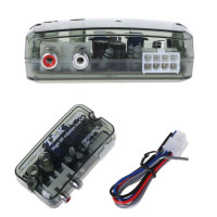 Автомобильный преобразователь уровня звука TD-22, RCA стерео от высокой до низкой регулируемой частоты, 12 В