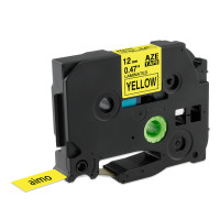 Ламинированный клей Aonomi, совместимый с 231, 431, 531, 631, лента для этикеток для Brother P Touch, черный и белый цвет, фотография 335, TZ131, 234