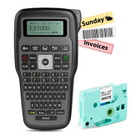 Vixic ручная этикетка Maker E1000 принтер для этикеток с клавиатурой QWERTY, портативная машинка с USB-подключением для прибора для этикеток P-touch Tze231