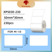 Phomemo M110/M200 портативный принтер для этикеток термобумага самоклеящаяся наклейка Прозрачная Круглая квадратная фотобумага
