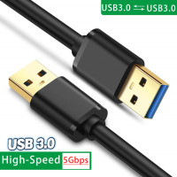 Удлинительный кабель USB 3,0 между мужчинами и женщинами, кабель для быстрой передачи данных для ПК, ТВ, автомобильный видеорегистратор, жесткий диск, USB 3,0 2,0, кабель-удлинитель
