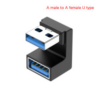 1 шт., адаптер USB Type-C под прямым углом 90 градусов