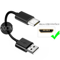 USB-кабель для передачи данных на Android, компактный, удобный, универсальный, 10 см, 15 см, 20 см, Type-c, черный, белый, короткий провод