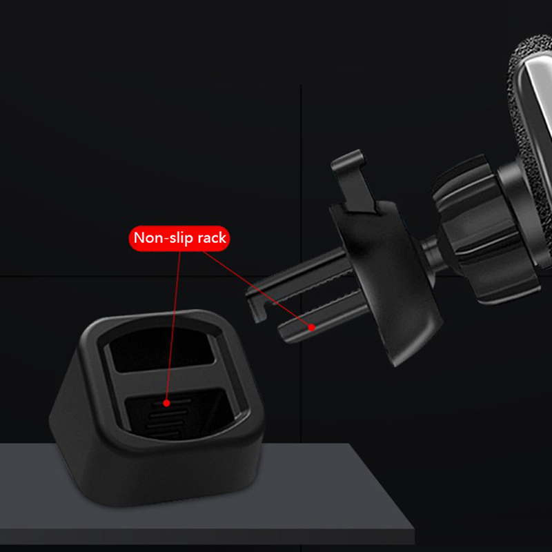 Universal Car Charger Bracket Base Car Phone Bracket Air Outlet Clip Wireless Charger Bracket Base Instrument Air Outlet Clip