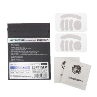 Игровая мышь 2 компл./упак. Tiger, коньки для мыши для Logitech G Pro, беспроводная белая мышь, скользит по краю