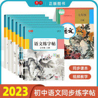 七八九年级语文字帖初中生上下册人教版同步字帖学生楷体练习字帖