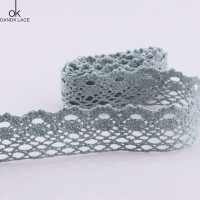 4 Ярда, ткань для шитья одежды, обрезанная хлопковая вязаная кружевная лента цвета слоновой кости, кремового и черного цветов, аксессуары для рукоделия, 11021