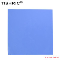 TISHRIC новинка 100*100*0,5 мм проводящие силиконовые GPU термоколодки 0,5 мм радиатор теплоотвода смазка паста клей ПК вентилятор охладитель