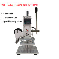 Машина для горячего тиснения фольгой 300 Вт 500 Вт термопресс машина Ручное тиснение бронзирующие машины используется для кожи ПВХ бумаги тиснения