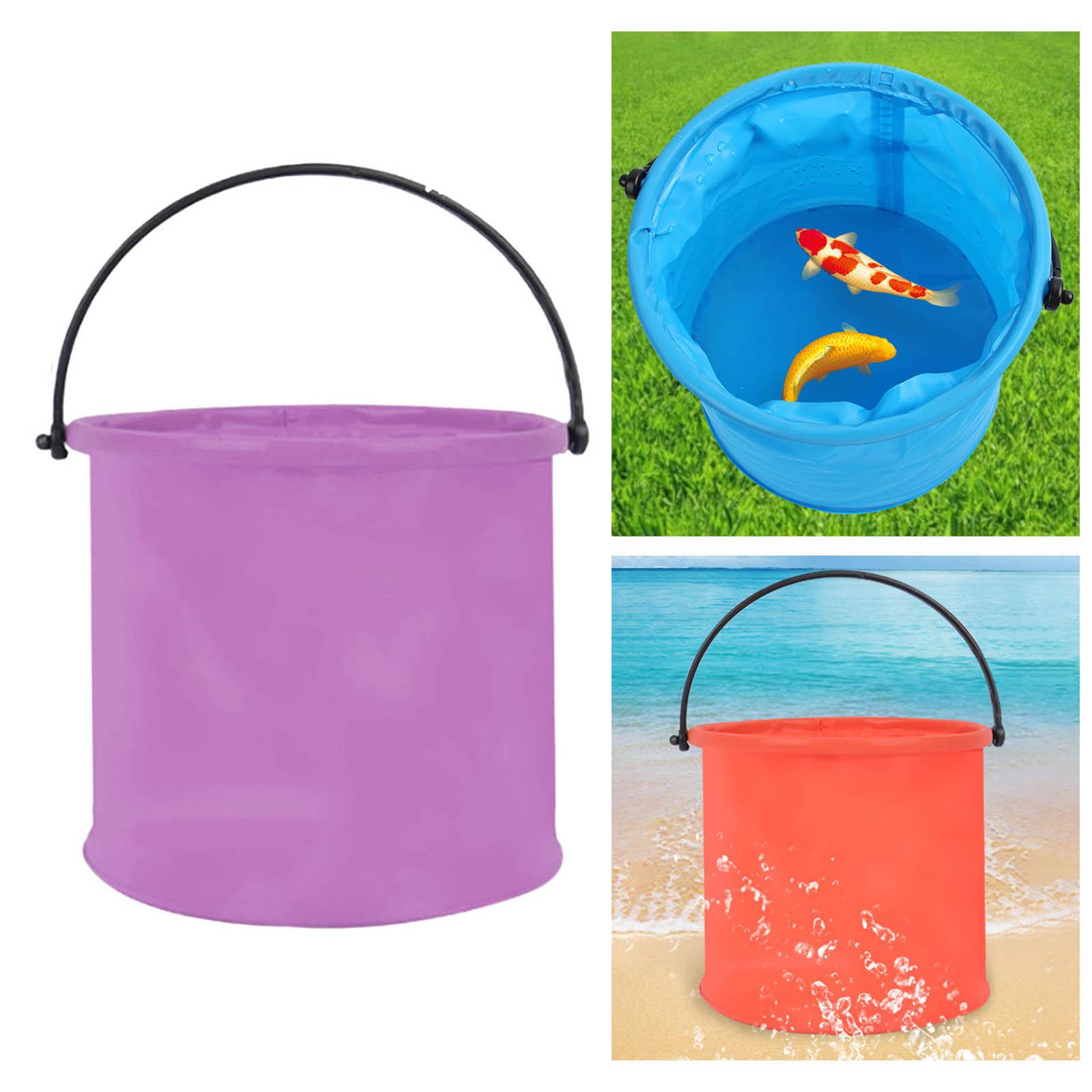 Collapsible Bucket Foldable Water Container for Outdoor Car Washing