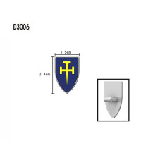 MOC средневековый военный флаг оружие аксессуары строительные блоки фигурки Старинного Китайского солдата Цинь династия Шихуан военные блоки игрушки