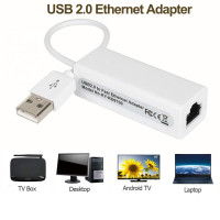 USB 2,0 к RJ45 сетевая карта 100 Мбит/с USB Lan RJ45 сетевая карта USB к Ethernet-адаптеру для ПК ноутбука Windows 7 8 10
