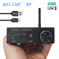 Akлиам D1 ES9038Q2M DAC APTX-HD LDAC Aptx-адаптивный Bluetooth DAC HIFI звуковой декодер