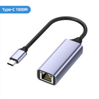 Адаптер Ethernet USB Type-C, 1000/100 Мбит/с, USB 3,0, RJ45
